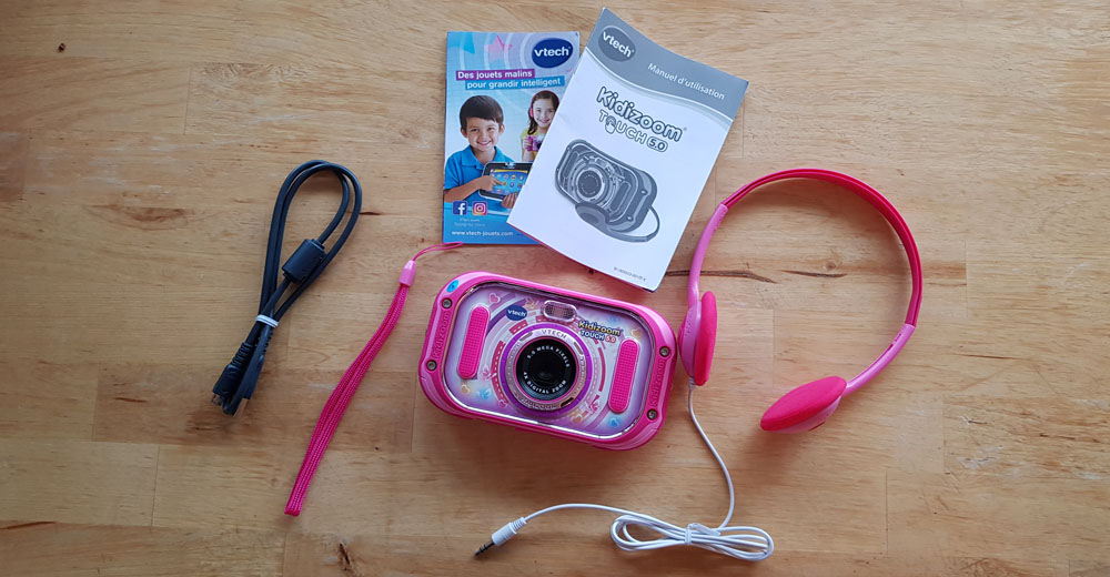 VTECH Appareil photo - Kidizoom Duo Dx Rose pas cher 