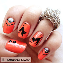 nail halloween cat designs magic themed stickers trends nails cats credit larger