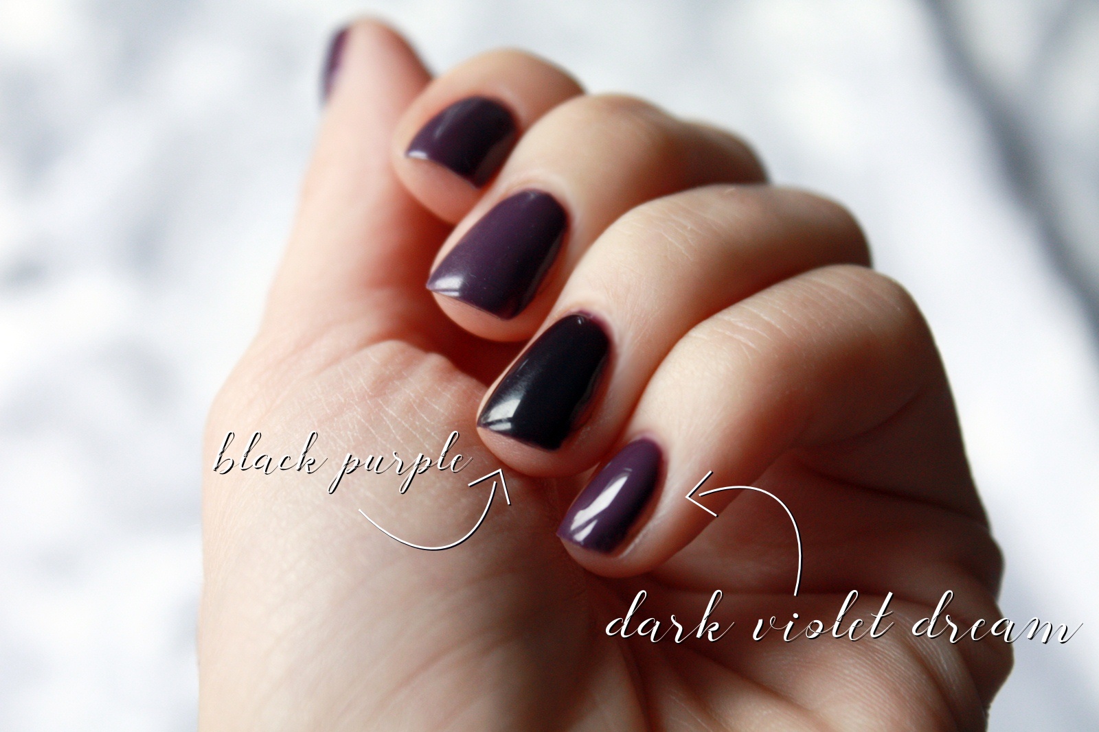 Semilac Dark Violet Dream czy Black Purple