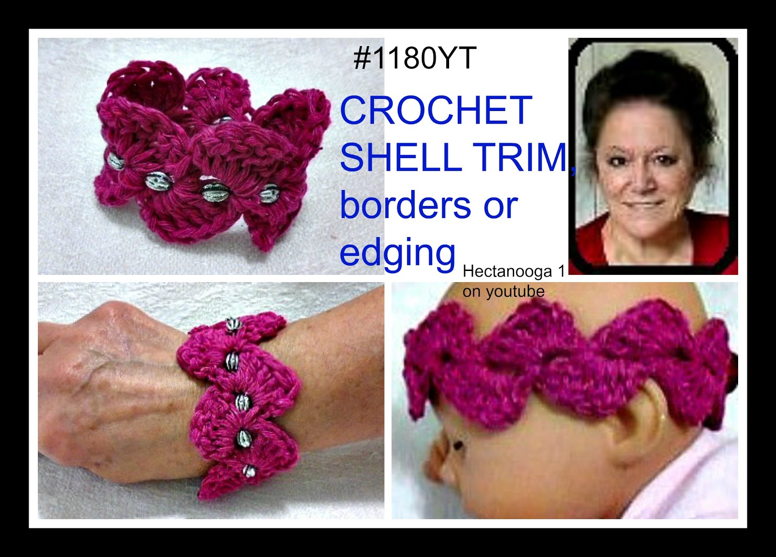 HECTANOOGA PATTERNS free crochet pattern 1180yt, SHELL EDGING