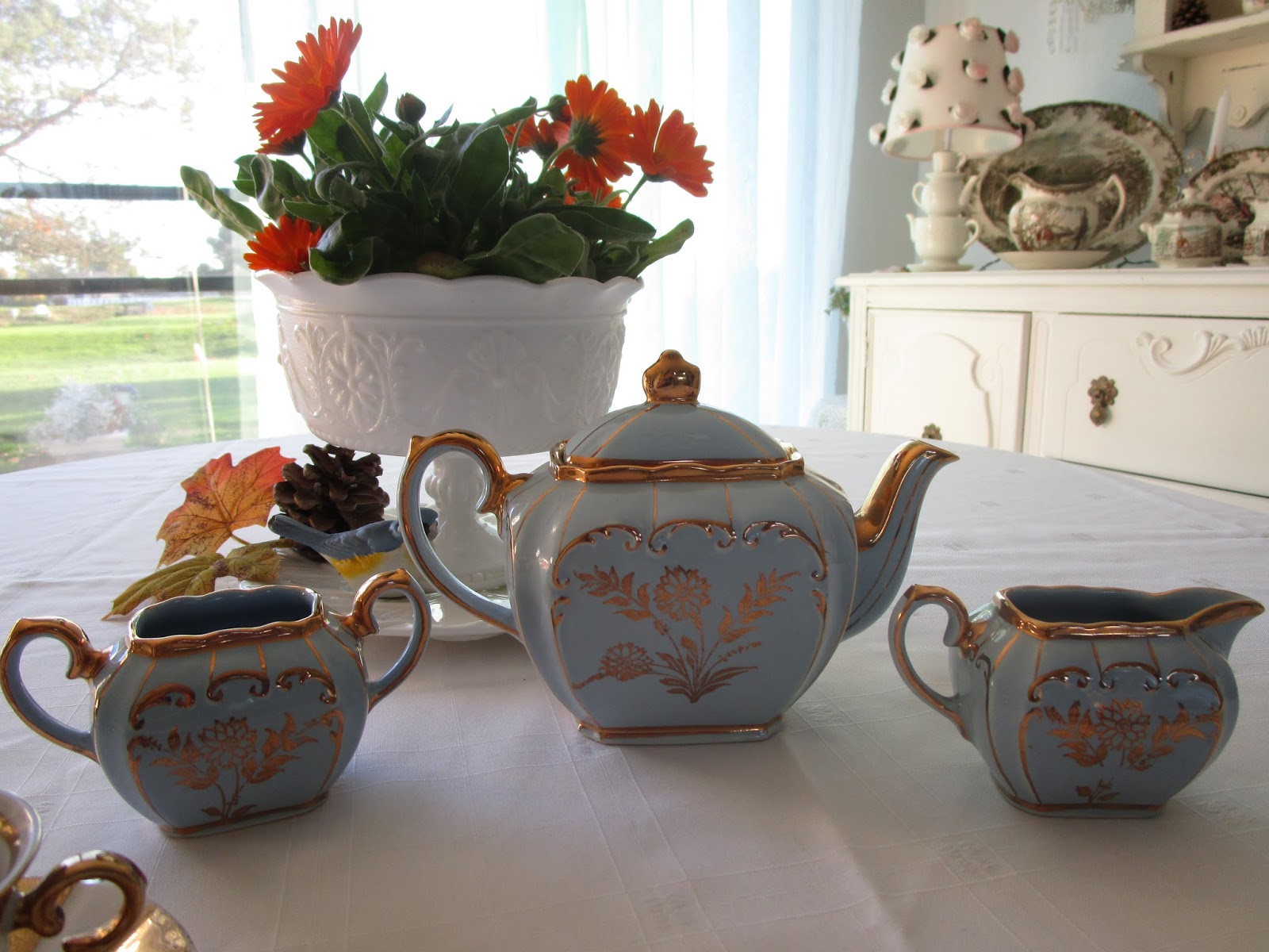 Karen's Cottage and Castle A New Baby Blue Tea Set