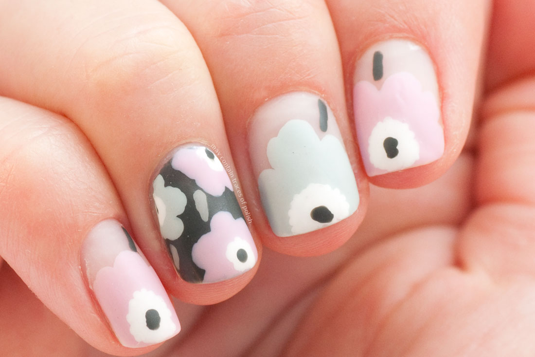 Marimekko Unikko Manicure May Contain Traces Of Polish