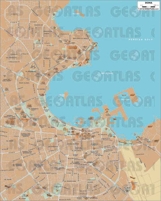 Doha city map