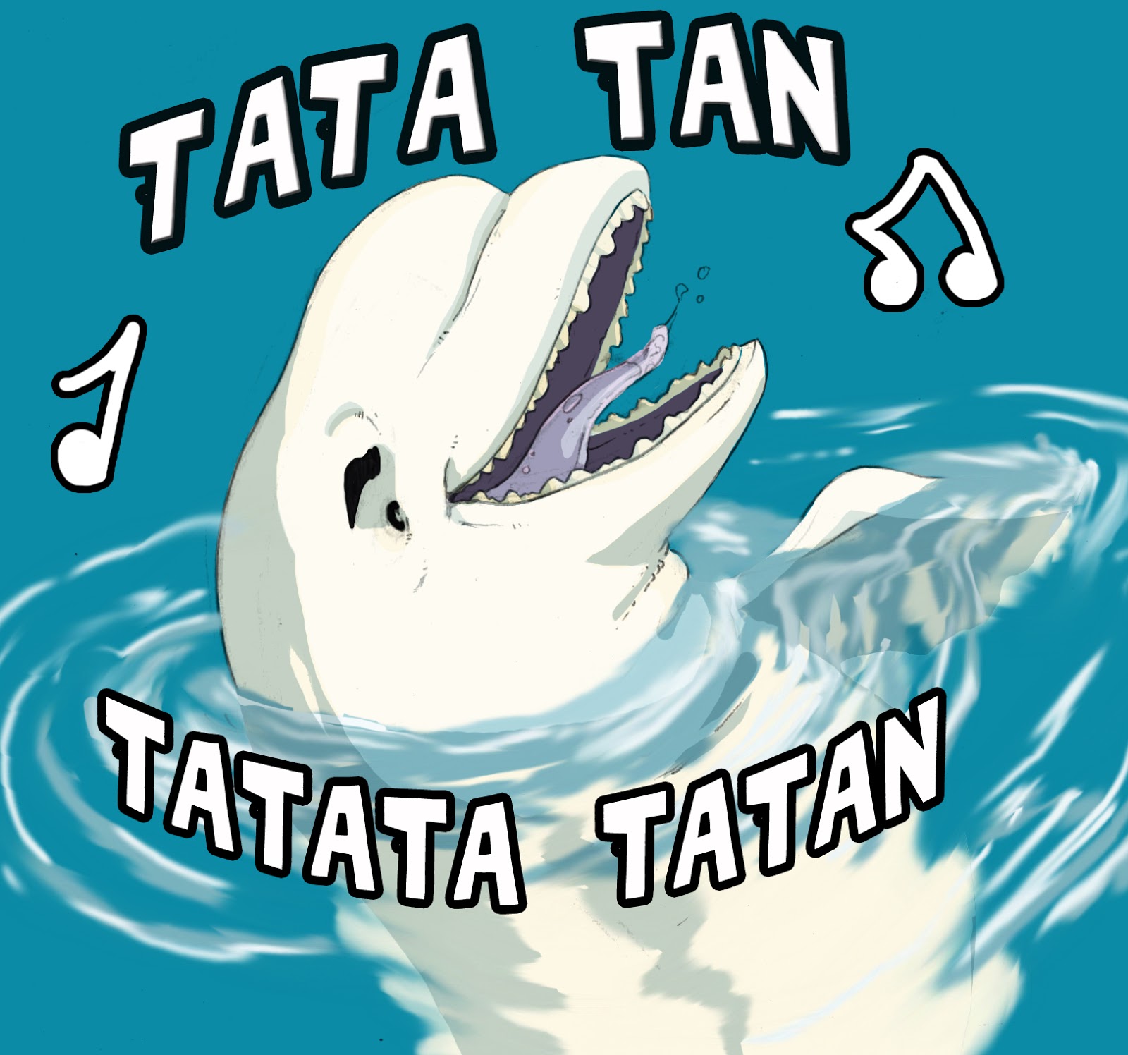 Ambigu La baleine blanche qui imite l'homme...