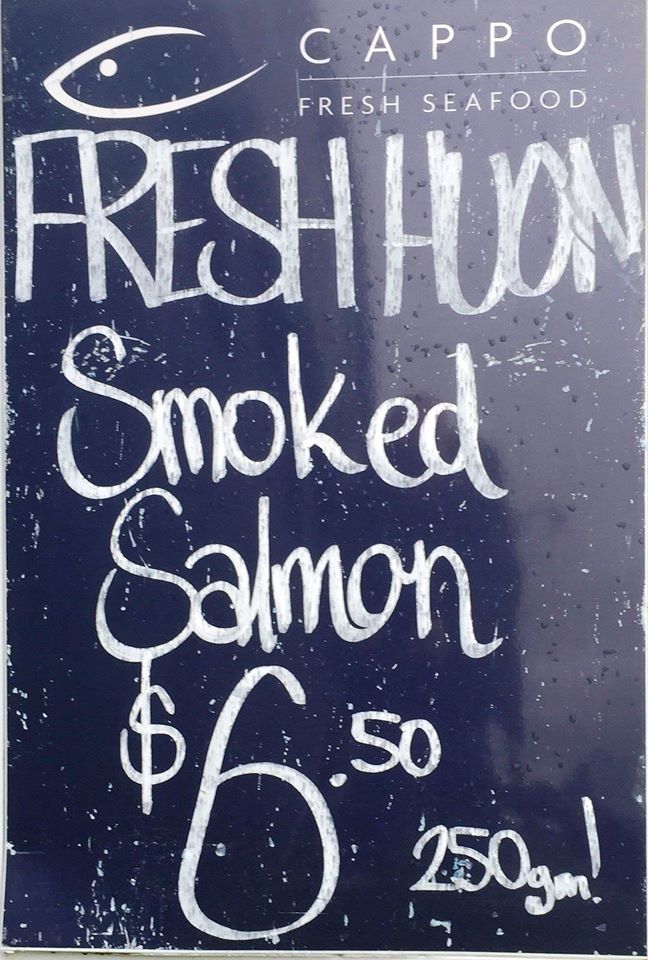 Sharing Love for Fresh Seafood Cappo Seafood Parkside (Market Specials