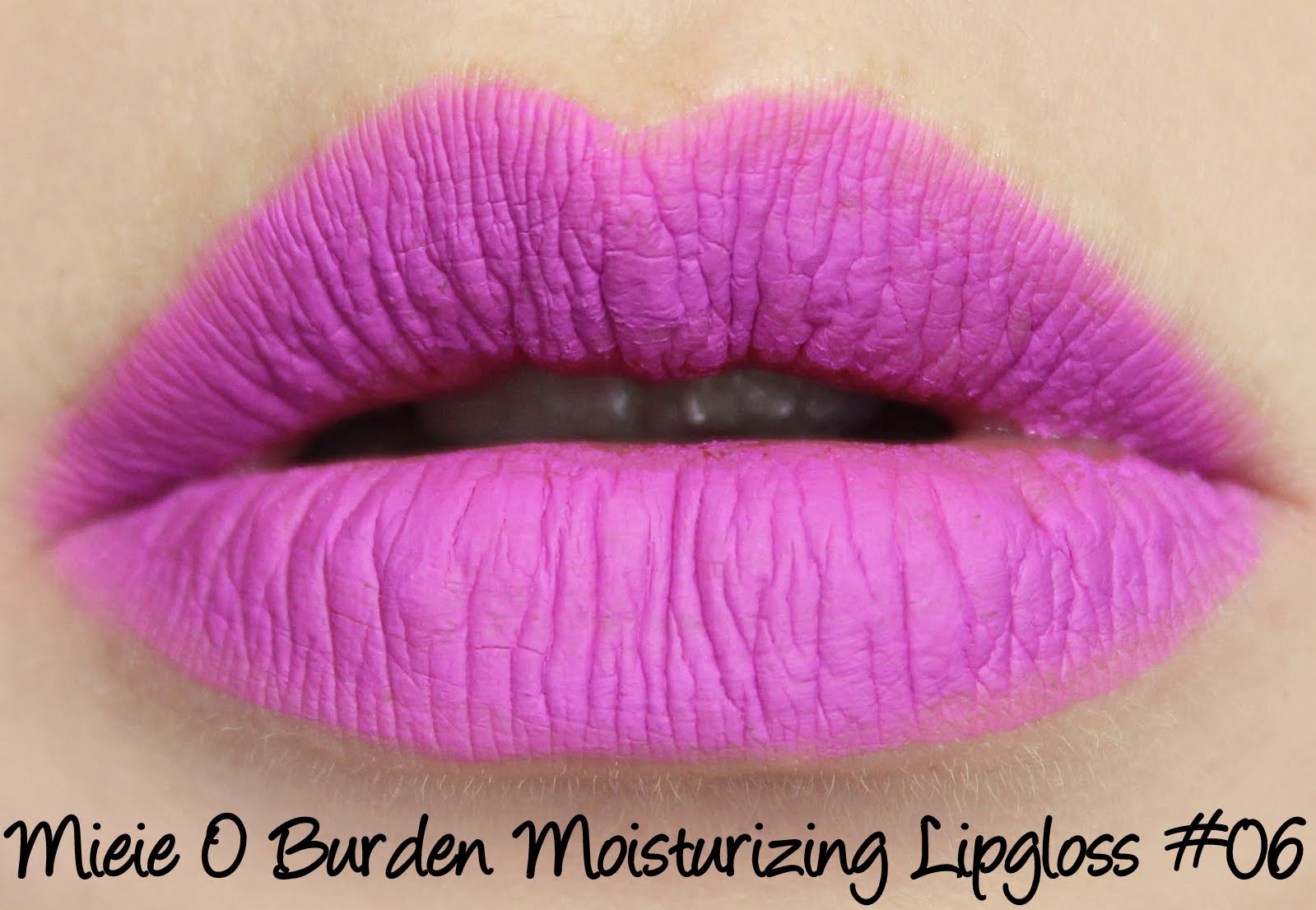 Miei O Burden Moisturizing Lipgloss #06 Swatches & Review