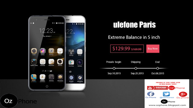 Ulefone Paris specs and price