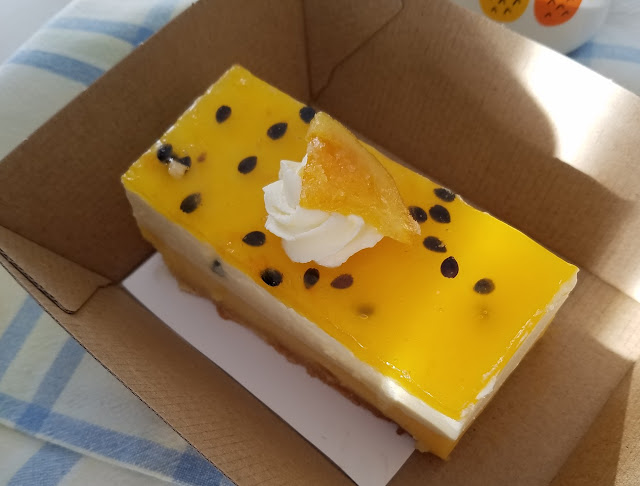 The Penny Drop, Box Hill, passion fruit slice