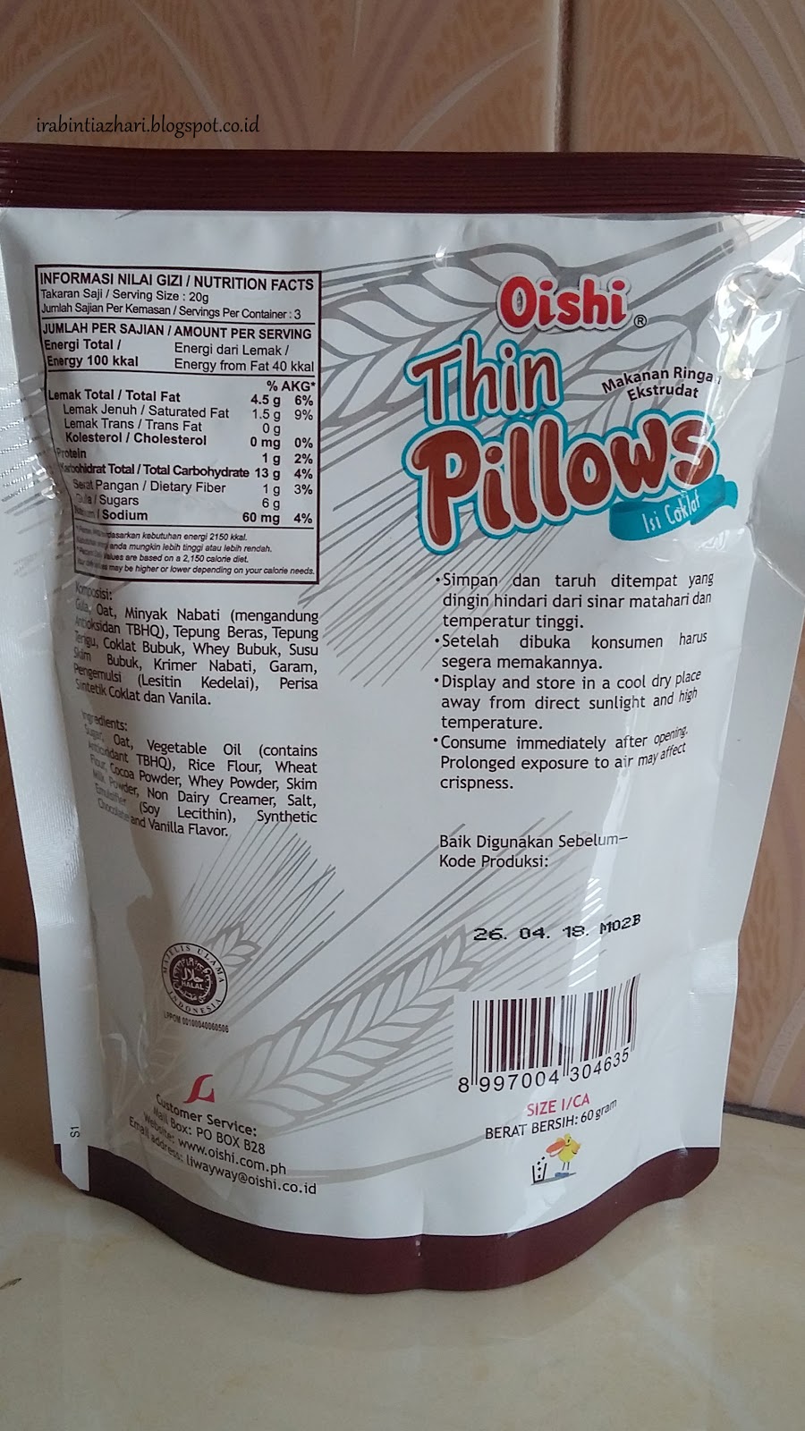 review oishi thin pillows irabintiazhari