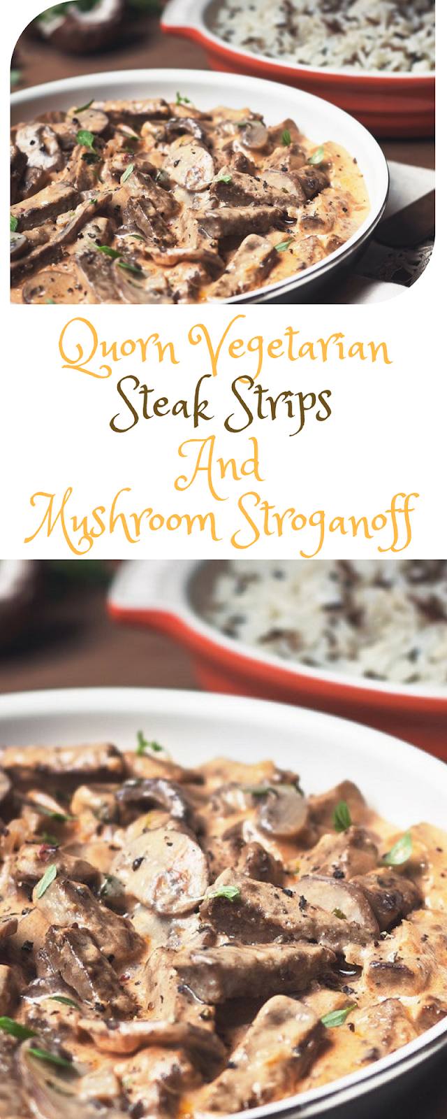 Quorn Vegetarian Steak Strips And Mushroom Stroganoff