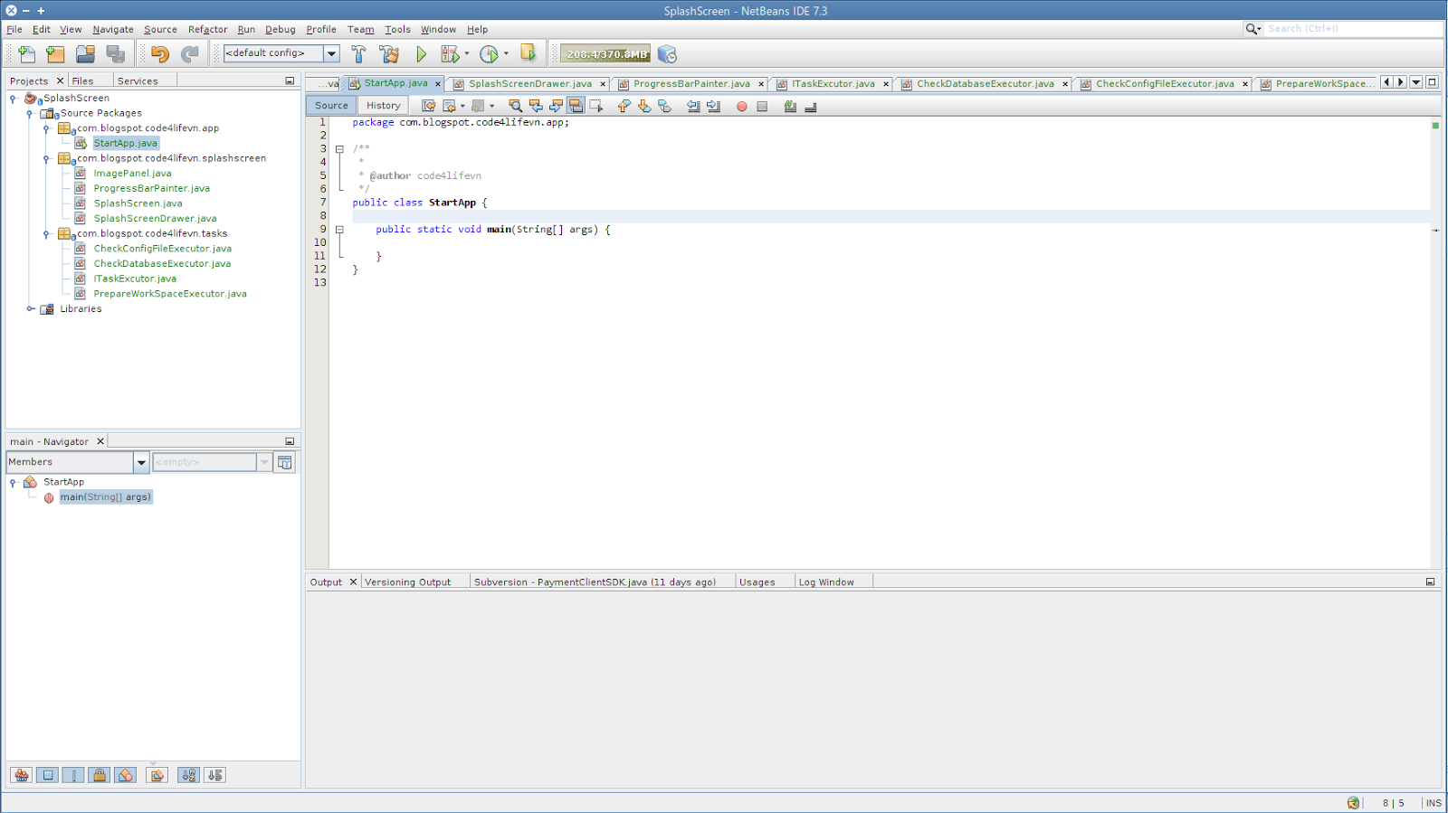 Thiết kế Splash Screen trong Java Swing | Code4LifeVn's Blog