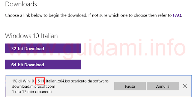 Download ISO Windows 10 Update Novembre 1511