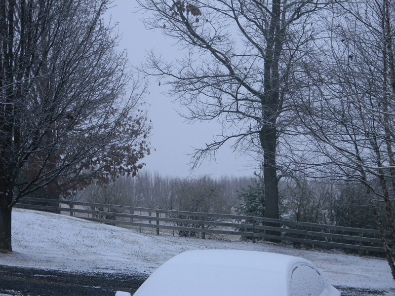 SWAC Girl Overnight snow in Valley Augusta schools on 2hour delay