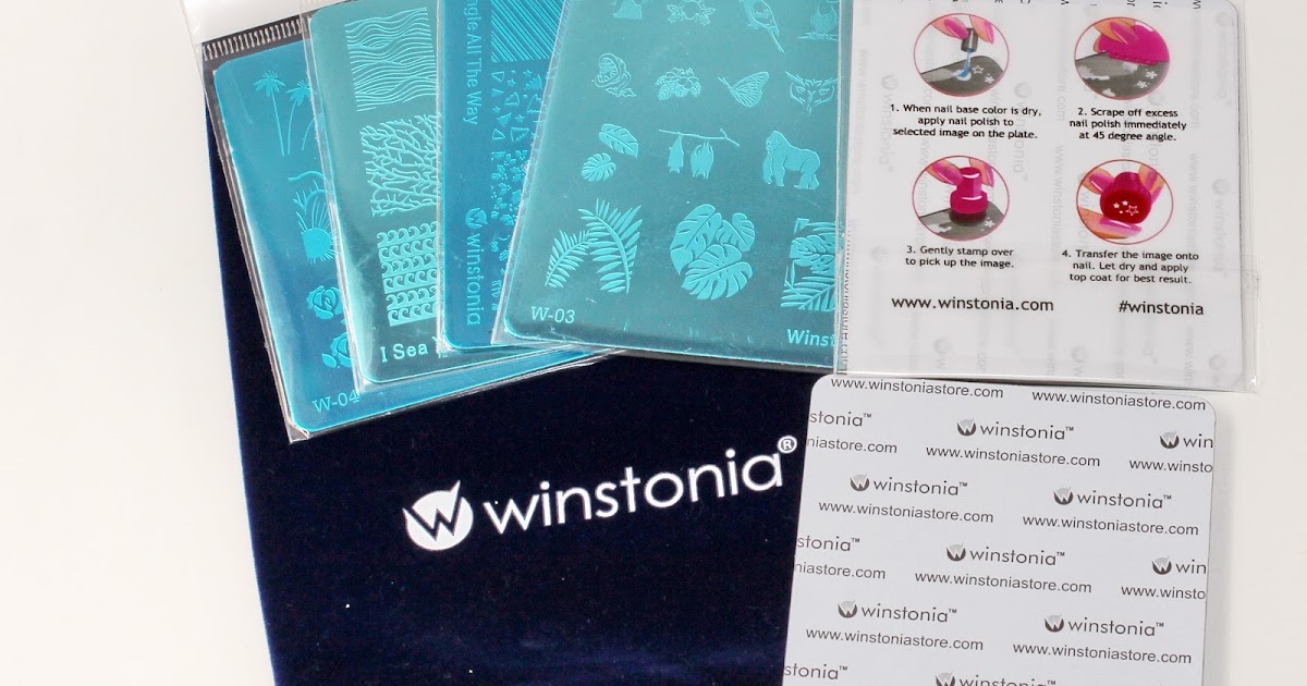 Winstonia Nail Art Stamping Plates - wide 7