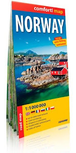 ©DeSCarGar. Noruega 1:1.1000.000 mapa plastificado. ExpressMap. (Comfort ! Map) Libro. por Expressmap Polska