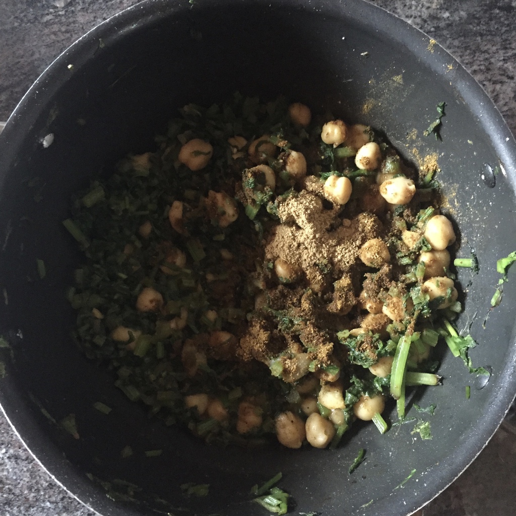 MASTERCHEFMOM Desi Burrito Garbanzo Bean and Spinach Burrito Indo