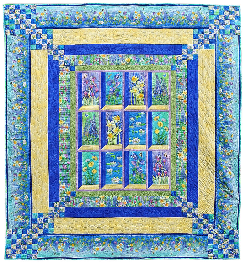 Quilt Inspiration Free Pattern Day Attic Windows Quilts