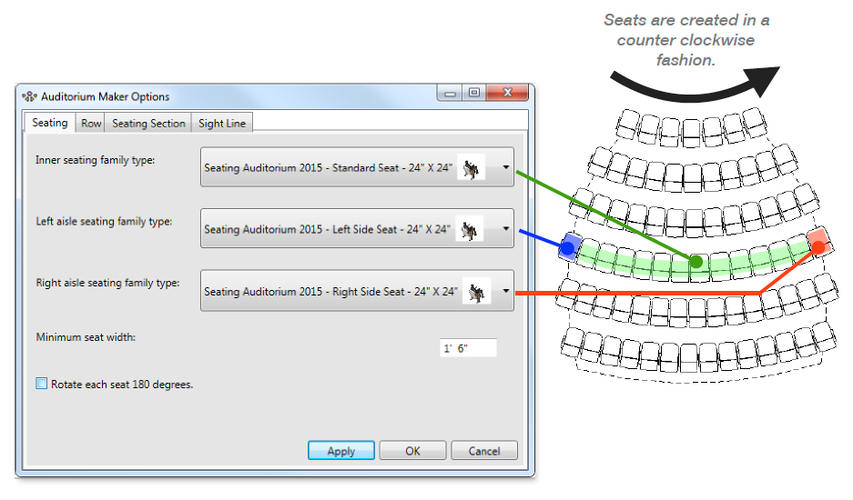 Revit AddOns Auditorium Maker Seating Layout and Design