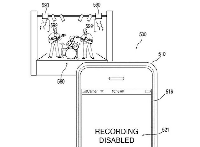 Apples New Patent Would Disable Cameras At Events