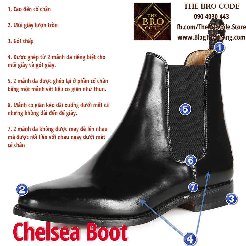 7 đặc điểm nhận dạng của một đôi Chelsea Boot