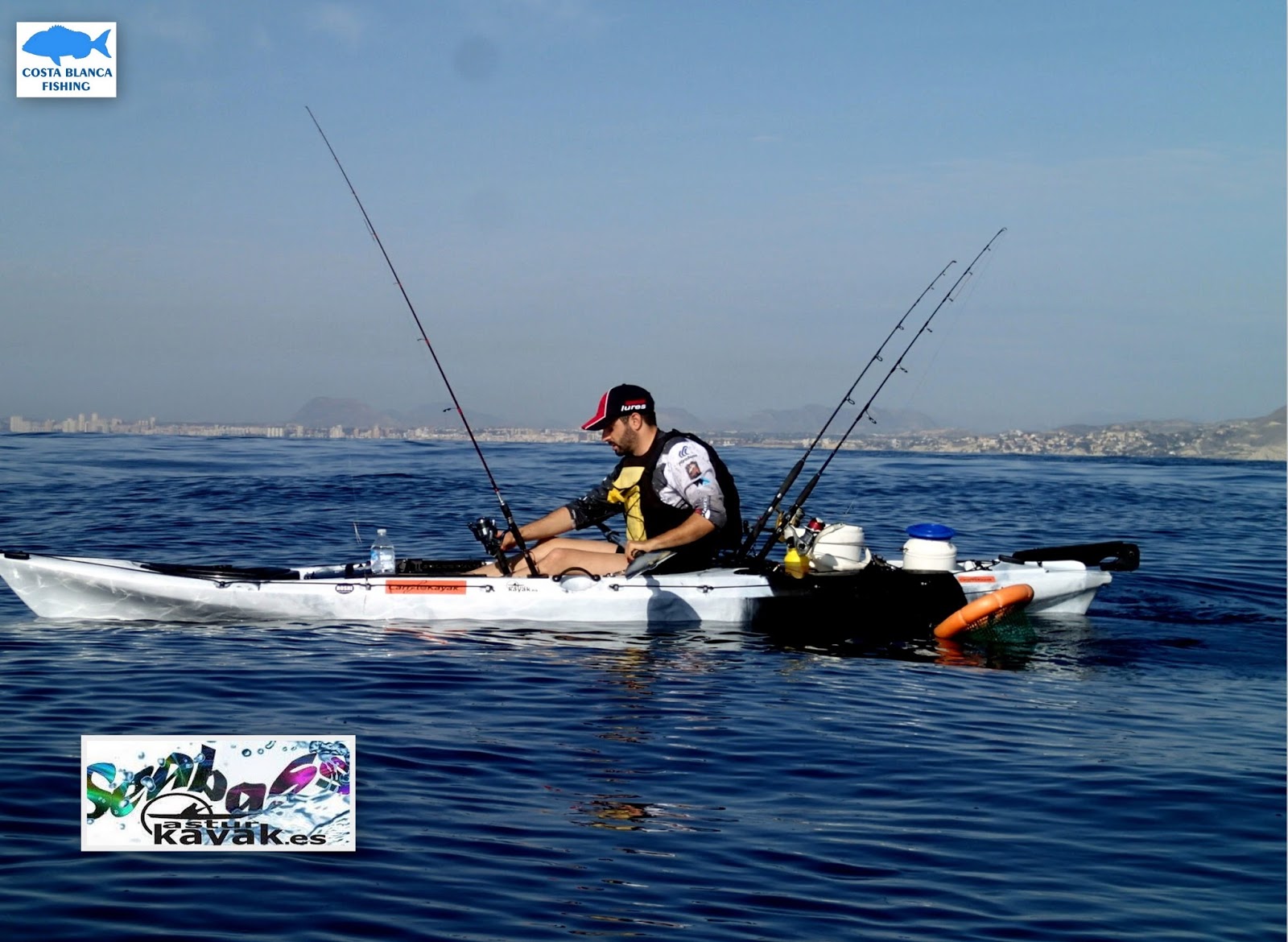COSTA BLANCA FISHING . PRIMER CONTACTO CON EL KAYAK SEABASS 16