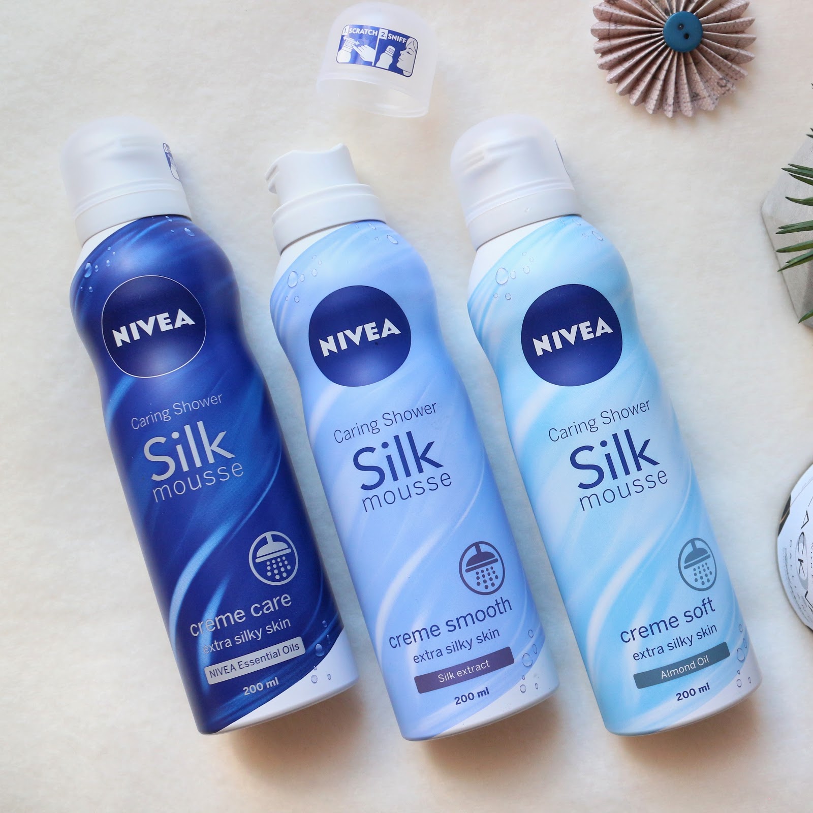 Nivea Caring Shower Silk Mousse MaquiLab