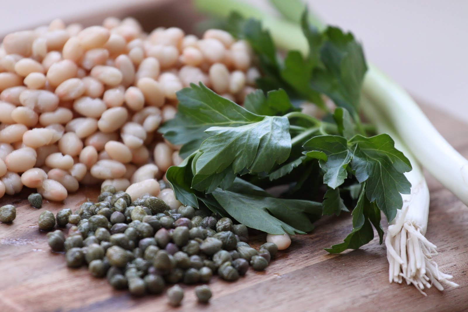 Pots and Frills Beans and Capers SaladFast and Healthy