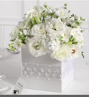 wedding flowers in a box 