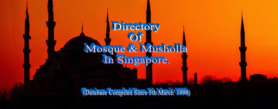 Directory of Mosque & Musholla In Singapore