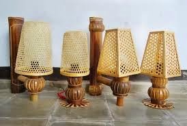 15+ Koleksi Terkini Contoh Kerajinan Kap Lampu Dari Bambu