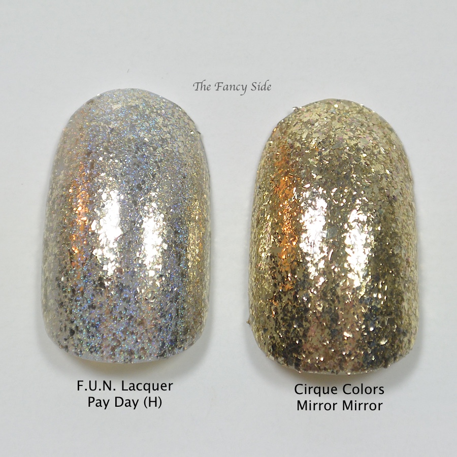 The Fancy Side: Do You Need Both? - Metal Flakie Polish Dupes