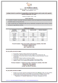 Over 10000 CV and Resume Samples with Free Download: CA Resume Template