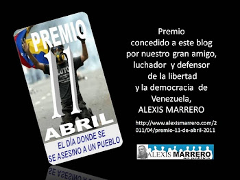 BITACORA PARTICIPATIVA RECIBE EL "PREMIO 11 DE ABRIL 2011" DE PARTE DEL PERIODISTA DORIAN GARCIA