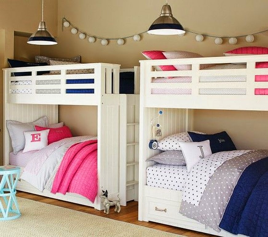 Shared Bedroom For Girl And Boy, Bunk Bed Ideas For Boy And Girl