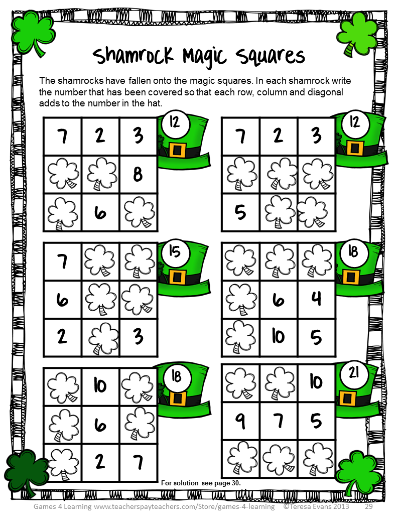St Patrick s Day Puzzles 81B