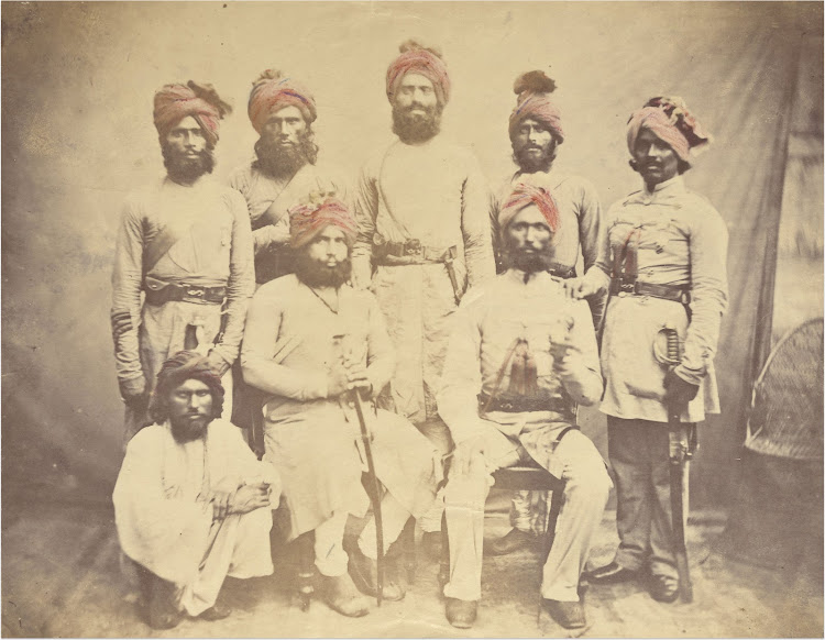Eight Faithful Native Officers to British in Indian Mutiny of 1857