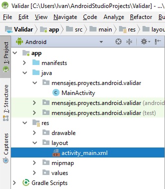 validar campos de texto en Android Studio