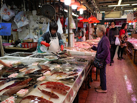 Fish for sale at the Fa Yuen Street Market