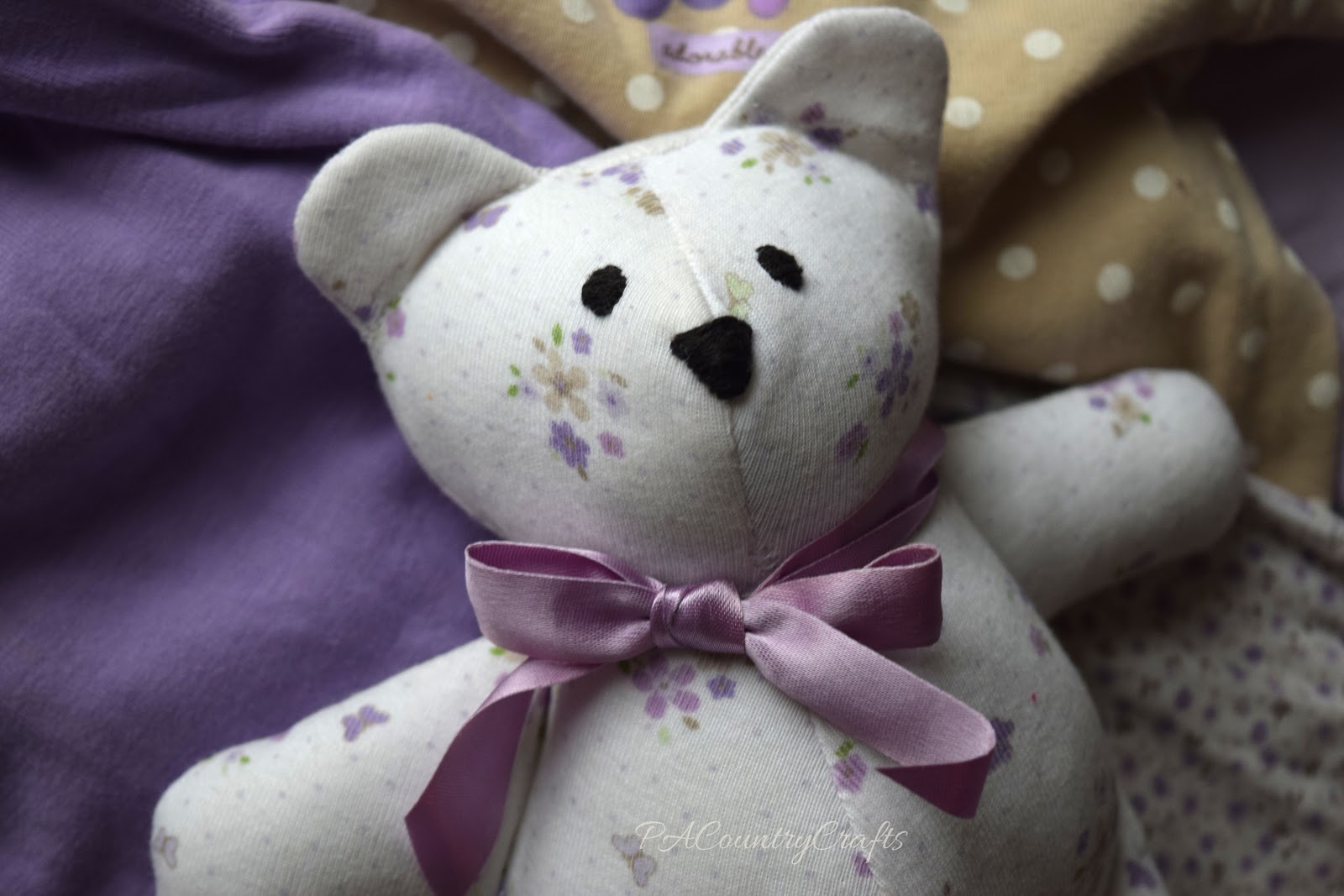 PACountryCrafts: Baby Clothes Memory Bear Pattern and Tutorial