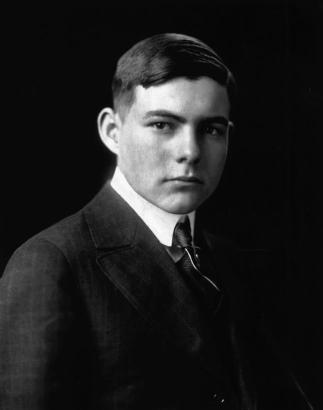 Favouwrites Ernest Hemingway as a child