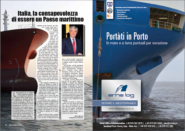 DICEMBRE 2018 PAG. 12 - Italia, la consapevolezza di essere un Paese marittimo