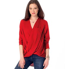 blusas cruzadas cortas