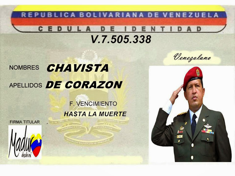 Cedula Chavista.