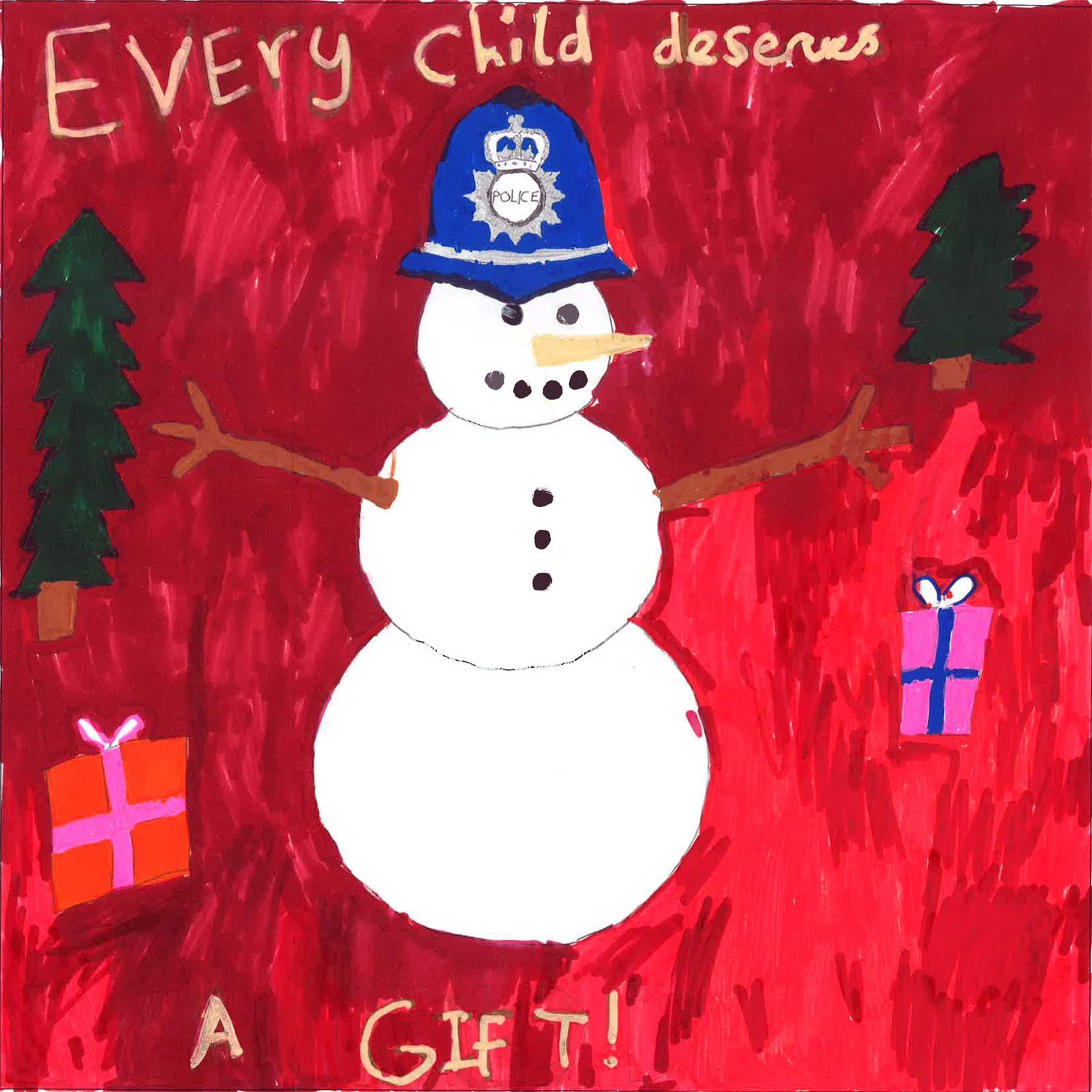 Northumbria police christmas tree project