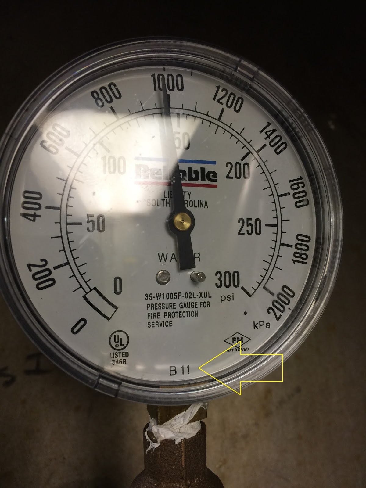 Fire Protection Deficiencies On gauges