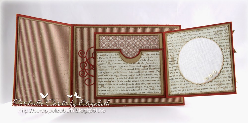 Cardville- Cards by Elizabeth: One more Christmas card with a fun fold