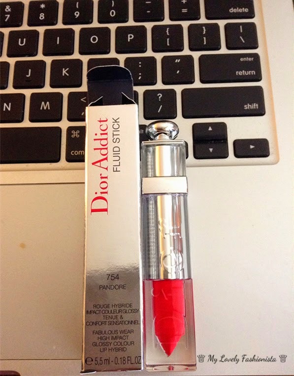 Review Dior 'Addict' Fluid Stick, 754 Pandore ♕ My Lovely Fashionista