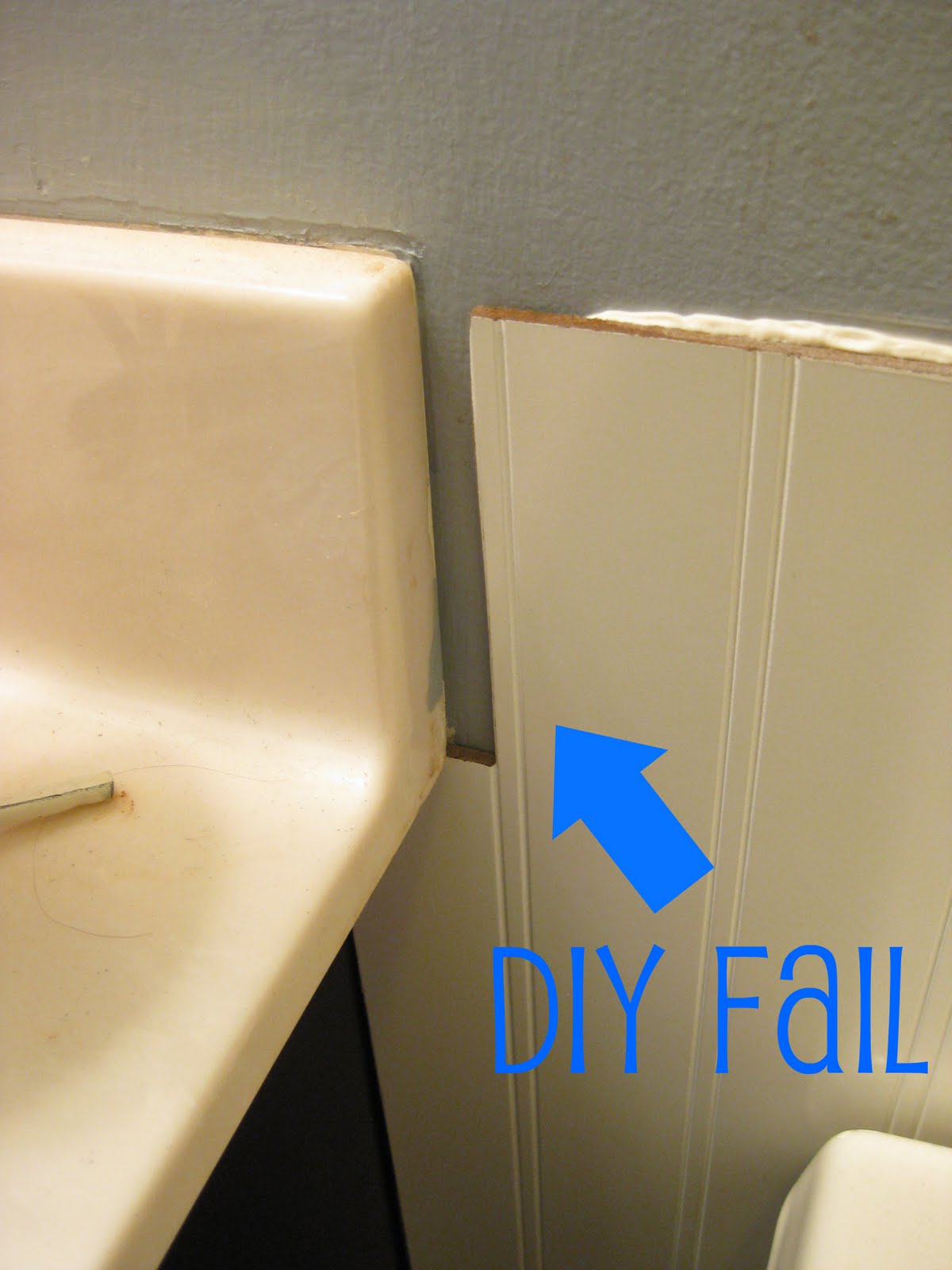 Hems and Haws: Bathroom Beadboard