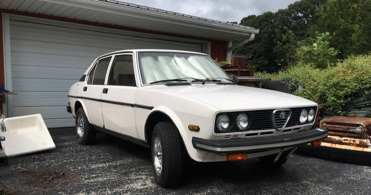 Just A Car Geek 1978 Alfa Romeo Alfetta Sports Sedan An Affordable Alfa