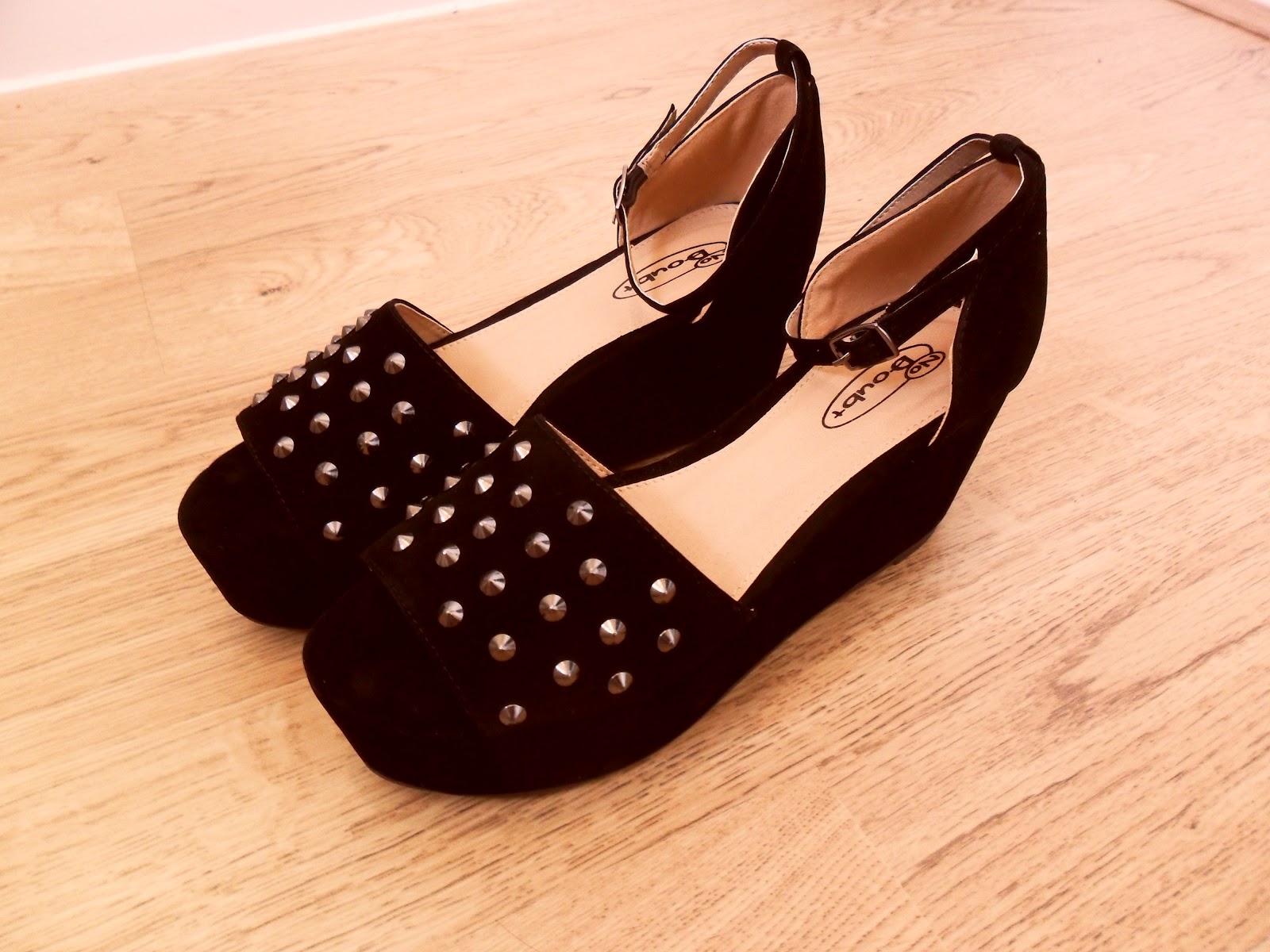 Marie Loves: Studded Flatforms